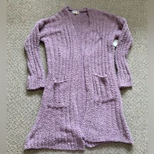 NWT Pink Republic Womens Cardigan Extra Long Duster Open Front Size M